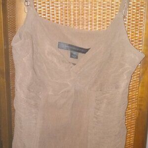 Express Design Studio women's top-XS-twisted knot in front-ruched